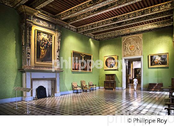 MUSEE D' ART,  D' HISTOIRE ET D' ARCHEOLOGIE, PALAIS DES ARCHEVEQUES,  VILLE DE  NARBONNE, AUDE, OCCITANIE. (11F00303.jpg)
