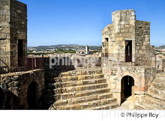 LE DONJON GILLES AYCELIN, VILLE DE NARBONNE, AUDE, OCCITANIE. (11F00311.jpg)
