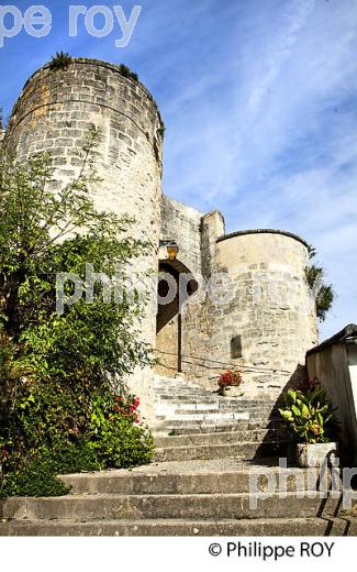 LE VILLAGE MEDIEVAL  DE  MONTIGNAC-CHARENTE, VALLEE DE LA CHARENTE . (16F01524.jpg)