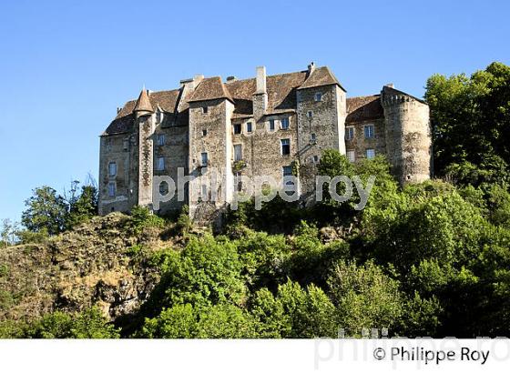 CHATEAU  MEDIEVAL DE BOUSSAC, CREUSE, LIMOUSIN. (23F00868.jpg)