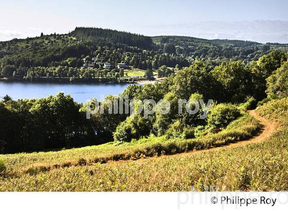 PAYSAGE,  LAC DE VASSIVIERE, CREUSE, LIMOUSIN. (23F03025.jpg)
