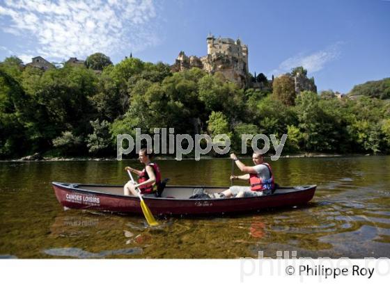DESCENTE DE LA DORDOGNE EN CANOE, PERIGORD NOIR. (24F03907.jpg)