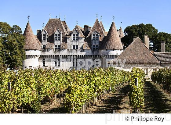 CHATEAU DE MONBAZILLAC,  VALLEE DE LA DORDOGNE, PERIGORD POURPRE. (24F07230.jpg)