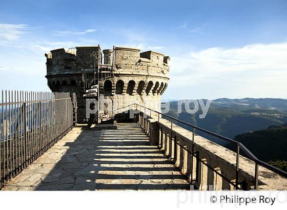 OBSERVATOIRE METEO  DU  MONT AIGOUAL ,  CEVENNES , GARD, LANGUEDOC. (30F00111.jpg)