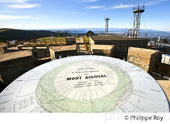 OBSERVATOIRE METEO  DU  MONT AIGOUAL ,  CEVENNES , GARD, LANGUEDOC. (30F00115.jpg)