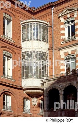 HOTEL DE PINS ET ANTONIN,  QUARTIER DES CARMES,  TOULOUSE. (31F03004.jpg)