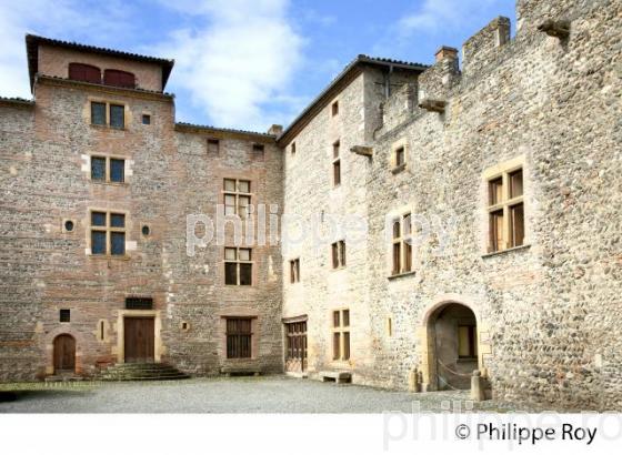 CHATEAU  DE PALAMINY, VILLAGE PALAMINY, VALLEE DE LA  LA GARONNE,  VIA GARONA, COMMINGES. (31F03812.jpg)