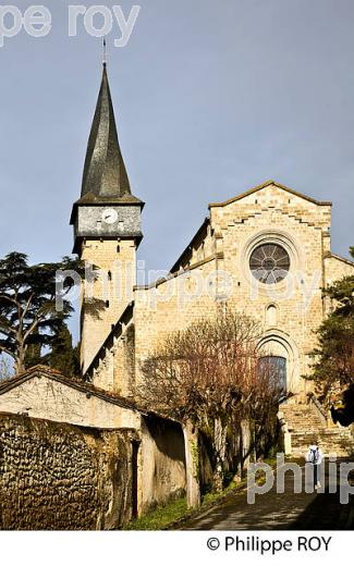 VILLAGE FORTIFIE DE BARRAN, BASTIDE DE GASCOGNE, GERS. (32F01340.jpg)