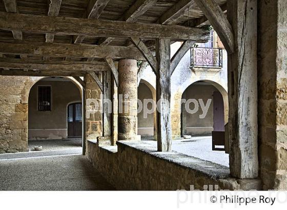 VILLAGE FORTIFIE DE BARRAN, BASTIDE DE GASCOGNE, GERS. (32F01414.jpg)