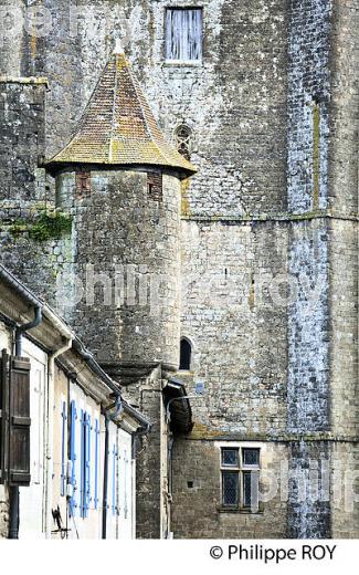VILLAGE FORTIFIE DE BASSOUES, BASTIDE DE GASCOGNE, GERS. (32F01436.jpg)