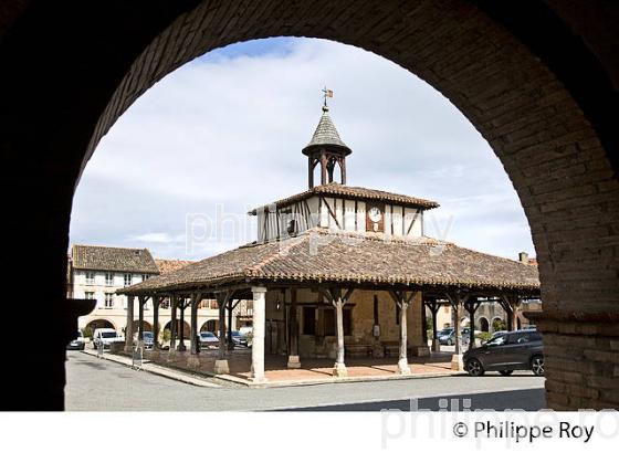VILLAGE FORTIFIE DE COLOGNE, BASTIDE DE GASCOGNE, GERS. (32F01531.jpg)