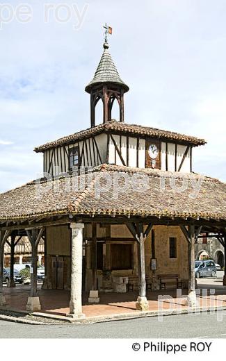 VILLAGE FORTIFIE DE COLOGNE, BASTIDE DE GASCOGNE, GERS. (32F01535.jpg)