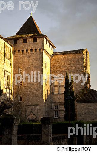 VILLAGE FORTIFIE DE FOURCES,   BASTIDE DE GASCOGNE, GERS. (32F01605.jpg)