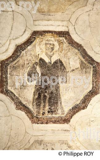 VILLAGE FORTIFIE  DE LA ROMIEU,  GASCOGNE, GERS. (32F01714.jpg)