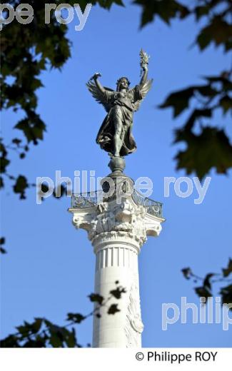 COLONNE DES GIRONDINS,  PLACE DES QUINCONCES,  BORDEAUUX , GIRONDE. (33F20824.jpg)
