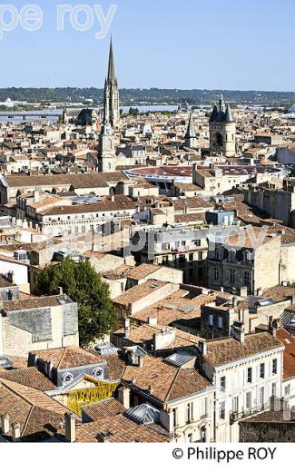 BORDEAUX VU DEPUIS LA TOUR PEY-BERLAND, GIRONDE. (33F21931.jpg)