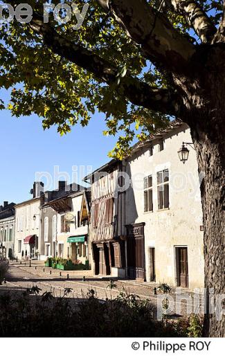 VILLAGE MEDIEVAL DE GENSAC, ENTRE DEUX MERS, GIRONDE. (33F35213.jpg)