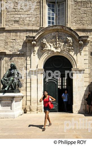 FACULTE DE MEDECINE, VIEUX  MONTPELLIER, LANGUEDOC-ROUSSILLON. (34F00135.jpg)