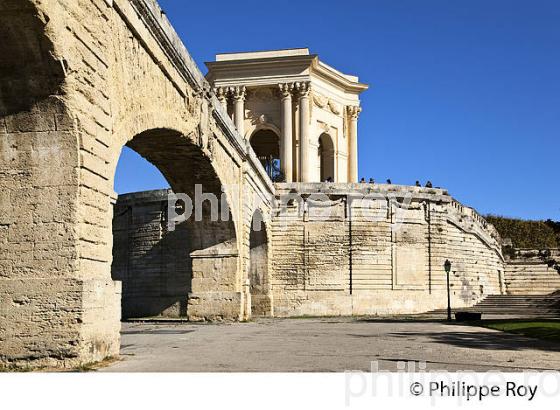 PLACE DU PEYROU , VIEUX MONTPELLIER, LANGUEDOC-ROUSSILLON. (34F00223.jpg)