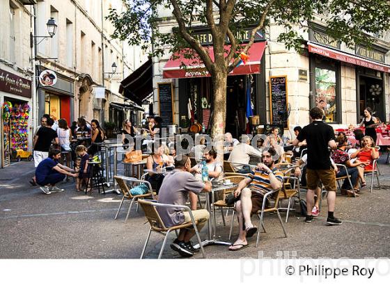 QUARTIER SAINT ROCH, VIEUX MONTPELLIER, LANGUEDOC-ROUSSILLON. (34F00535.jpg)