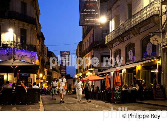 QUARTIER SAINT ROCH, VIEUX MONTPELLIER, LANGUEDOC-ROUSSILLON. (34F00602.jpg)