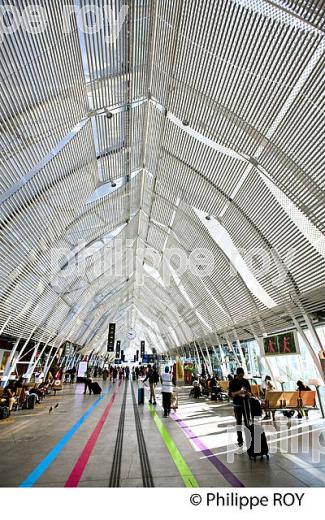 HALL DE LA GARE SAINT ROCH,  MONTPELLIER, HERAULT, LANGUEDOC. (34F01022.jpg)
