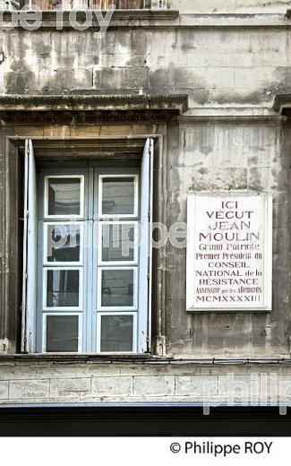 MAISON DE JEAN MOULIN, GRAND RUE JEAN MOULIN,  MONTPELLIER COEUR DE VILLE , HERAULT, LANGUEDOC. (34F01411.jpg)