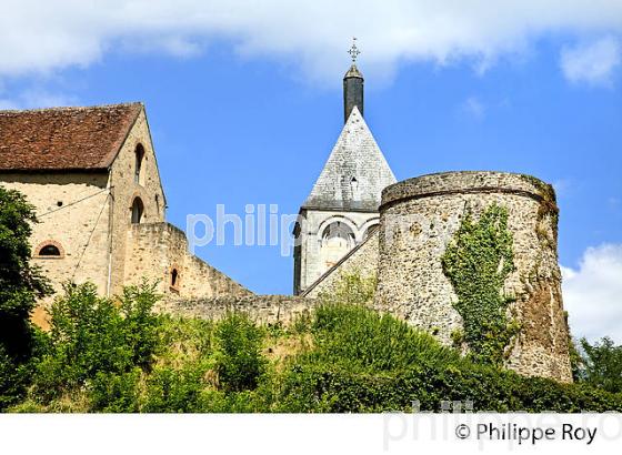 CHATEAU, VILLAGE DE GARGILESSE DAMPIERRE, VALLEE DE LA CREUSE, INDRE. (36F00422.jpg)