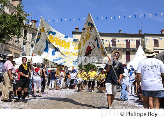 FETES DE LA MDELEINE, MONT DE MARSAN, LANDES, AQUITAINE. (40F01623.jpg)