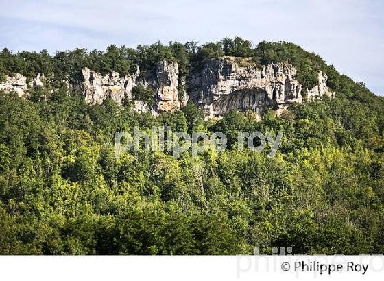 SITE ROMAIN D' UXELLODUNUM,  VAYRAC, VALLEE DE LA DORDOGNE LOTOISE, QUERCY, LOT. (46F03920.jpg)