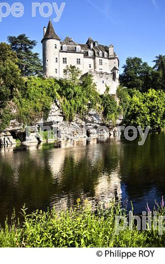 CHATEAU DE LA TREYNE ,  VALLEE DE LA DORDOGNE LOTOISE, QUERCY, LOT. (46F04416.jpg)