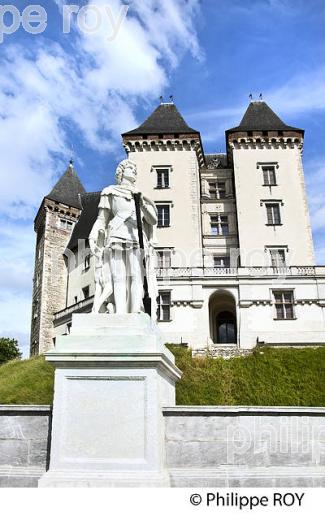 LE CHATEAU  DE PAU, VILLE DE  PAU, BEARN, PYRENEES ATLANTIQUES. (64F05732.jpg)