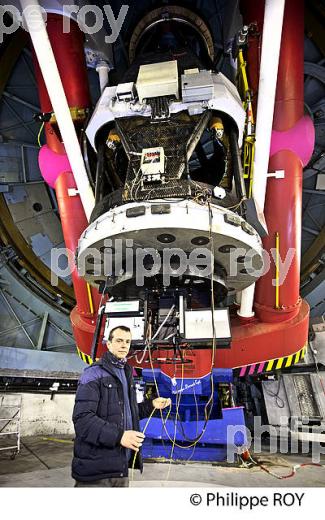 ERIC JOSSELIN, TELESCOPE BERNARD LYOT, OBSERVATOIRE DU PIC DU MIDI DE BIGORRE, HAUTES PYRENEES. (65F01740.jpg)