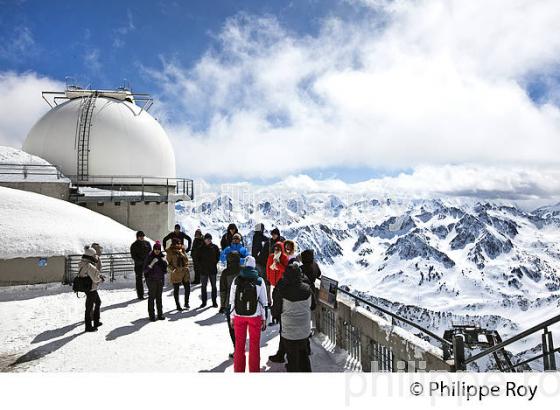 TERRASSE PUBLIQUE DE L' OBSERVATOIRE DU PIC DU MIDI DE BIGORRE, HAUTES PYRENEES. (65F01835.jpg)