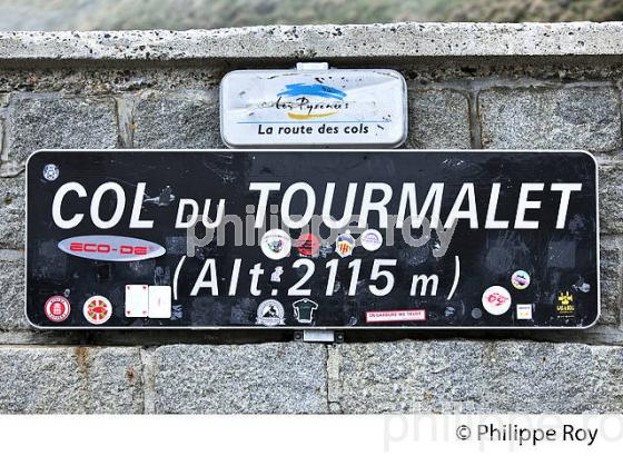 ROUTE DU COL DU TOURMALET, BAREGES,  PAYS TOY, HAUTES-PYRENEES. (65F02719.jpg)