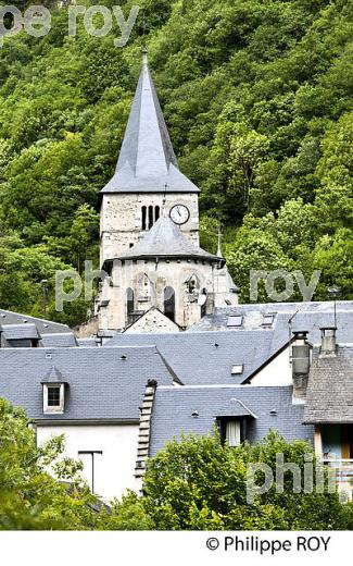 LE VILLAGE DE CADEAC LES BAINS,  EN ETE,  VALLEE D' AURE, HAUTES-PYRENEES. (65F06633.jpg)