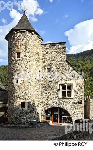 LE VILLAGE DE SAINT-LARY, EN ETE,  VALLEE D' AURE, HAUTES-PYRENEES. (65F07310.jpg)