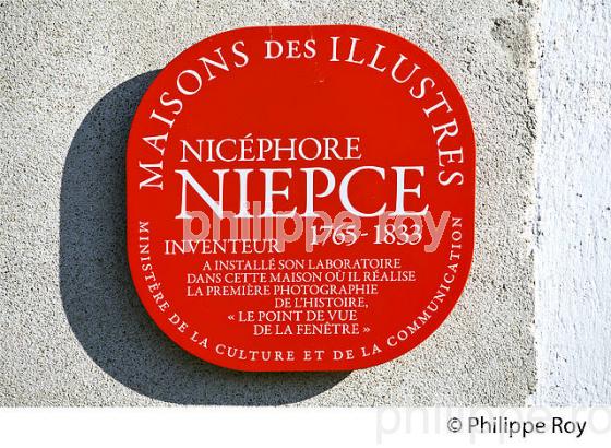 DOMAINE DU GRAS, MAISON DE NICEPHORE NIEPCE, INVENTEUR DE LA PHOTOGRAPHIE, SAINT LOUP DE VARENNES, BOURGOGNE. (71F00822.jpg)