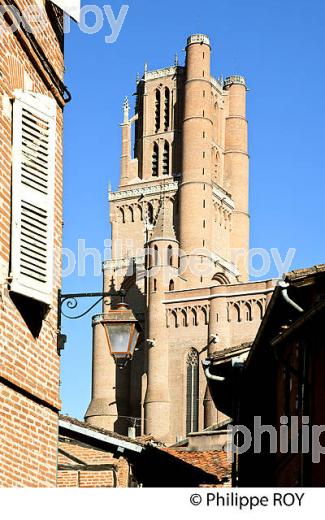 LA CATHEDRALE SAINTE-CECILE,  ALBI, TARN. (81F02918.jpg)