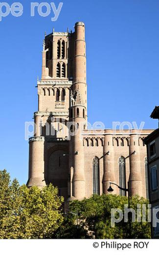 LA CATHEDRALE SAINTE-CECILE,  ALBI, TARN. (81F02921.jpg)
