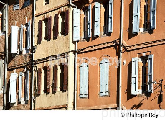 QUARTIER DE LA MADELEINE,  ALBI, TARN. (81F03118.jpg)