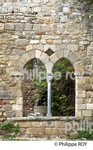 VILLAGE FORTIFIE DE BRUNIQUEL, VALLEE DE L' AVEYRON, TARN-ET-GARONNE. (82F01312.jpg)