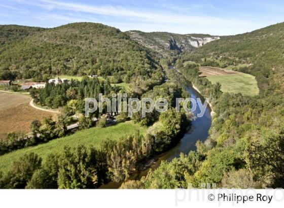 GORGES  DE L' AVEYRON, SAINT-ANTONIN-NOBLE-VAL, TARN ET GARONNE. (82F01336.jpg)