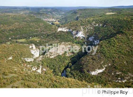 GORGES  DE L' AVEYRON, SAINT-ANTONIN-NOBLE-VAL, TARN ET GARONNE. (82F01410.jpg)