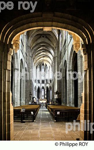 LA CATEDRALE SAINT-ETIENNE, LIMOGES, HAUTE-VIENNE. (87F01631.jpg)