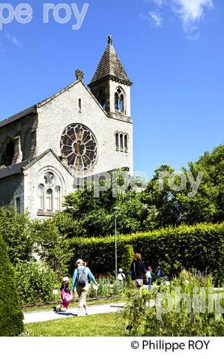 LES JARDINS DE L'  EVECHE,  ET L' ABBAYE DE LA REGLE,  LIMOGES, HAUTE-VIENNE. (87F01717.jpg)
