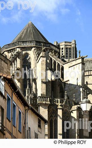 LA CATEDRALE SAINT-ETIENNE, LIMOGES, HAUTE-VIENNE. (87F01732.jpg)