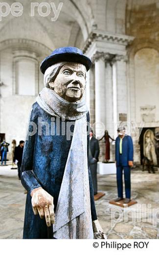CHAPELLE DES VISITANTIDES ET EXPOSITION PERMANENTE DE FRANCOIS BROCHET, VILLE D' AUXERRE, YONNE, BOURGOGNE. (89F00502.jpg)