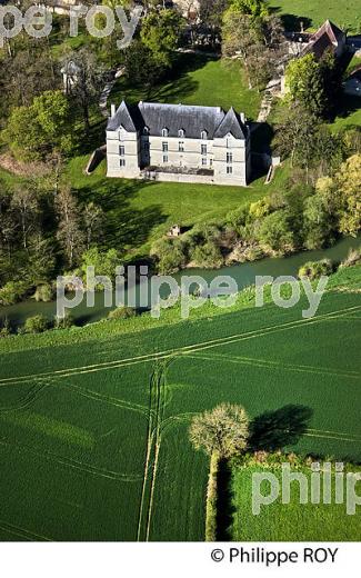 CHATEAU DE NUITS, VALLEE DE L' ARMANCON, CANAL DE BOURGOGNE, YONNE, BOURGOGNE. (89F01117.jpg)