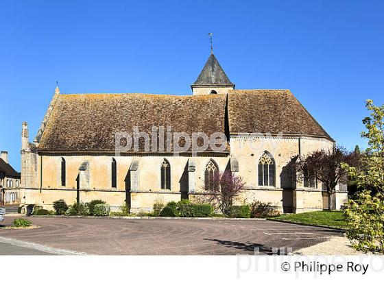 EGLISE DU VILLAGE DE SAINTS EN PUYSAYE,  LA PUISAYE ,YONNE, BOURGOGNE (89F01835.jpg)